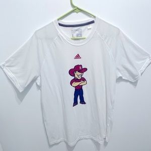 Mens adidas Nebraska tshirt large